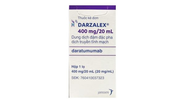 Dung dịch pha tiêm Darzalex 400mg/20ml điều trị đa u tuỷ lọ 20ml