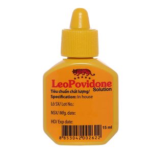 Dung dịch sát khuẩn Leopovidone ngừa nhiễm trùng vết thương ngoài da chai 15ml