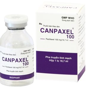 Dung dịch tiêm Canpaxel 100mg/16.7ml điều trị ung thư buồng trứng, vú chai 16.7ml