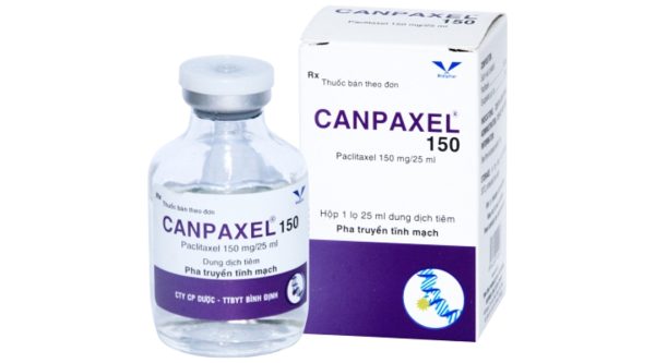 Dung dịch tiêm Canpaxel 150mg/25ml điều trị ung thư buồng trứng, ung thư vú chai 25ml