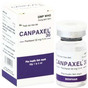 Dung dịch tiêm Canpaxel 30mg/5ml điều trị ung thư buồng trứng, vú chai 5ml