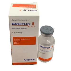 Dung dịch tiêm Erbitux 5mg/ml điều trị ung thư đại tràng, trực tràng chai 20ml