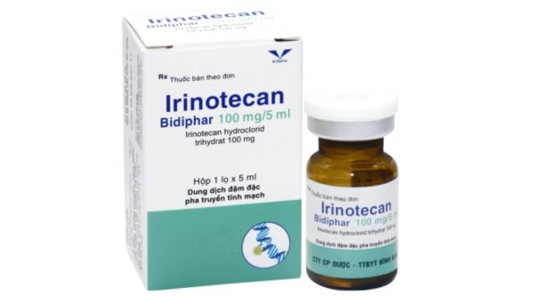 Dung dịch pha tiêm Irinotecan Bidiphar 100mg/5ml điều trị ung thư biểu mô lọ 5ml