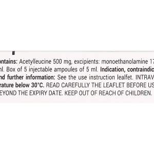 Dung dịch tiêm Tanganil 500mg/5ml trị triệu chứng cơn chóng mặt (5 ống x 5ml)