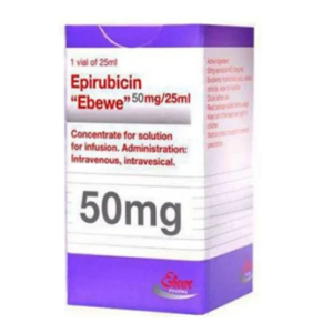 Dung dịch tiêm Epirubicin "Ebewe" 50mg/25ml điều trị ung thư vú lọ 25ml