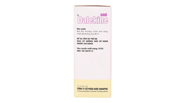 Sirô Dalekine điều trị động kinh các thể, điều trị & dự phòng hưng cảm chai 60ml