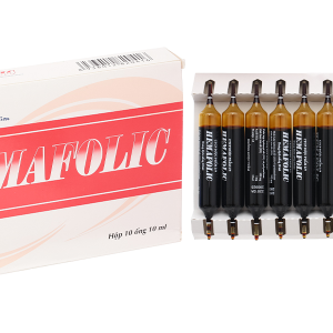 Dung dịch uống Hemafolic ngăn ngừa và trị thiếu máu do thiếu sắt (10 ống x 10ml)