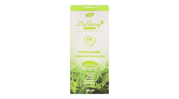 Dung dịch vệ sinh phụ nữ Dạ Hương Total care vệ sinh chăm sóc toàn diện chai 120ml