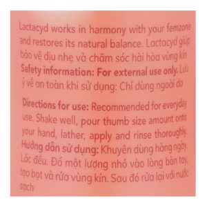 Dung dịch vệ sinh phụ nữ Lactacyd Pro Sensitive cho da nhạy cảm chai 250ml