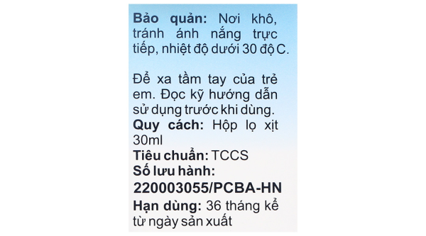 Dung dịch xịt tai Nipass hỗ trợ giảm viêm tai, kháng khuẩn chai 30ml