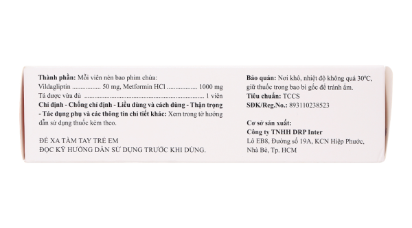 Duobivent trị đái tháo đường tuýp 2 (3 vỉ x 10 viên)