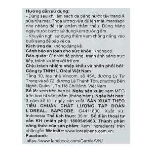 Serum Garnier Bright Complete Anti-Acne giảm mụn, sáng da lọ 30ml