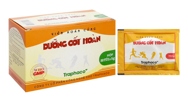 Viên Hoàn Cứng Dưỡng Cốt Hoàn giảm đau nhức xương khớp, phòng loãng xương (20 túi x 5g)