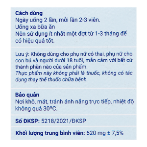 Dưỡng Khớp Kawa giúp bổ sung dưỡng chất cho khớp hộp 60 viên