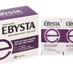 Hỗn dịch uống Ebysta 20mg trị trào ngược dạ dày, thực quản (20 gói x 10ml)