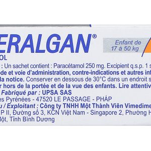 Bột sủi Efferalgan 250mg giảm đau, hạ sốt (12 gói x 1,01g)