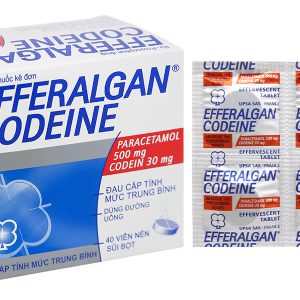 Viên sủi Efferalgan Codeine giảm đau, hạ sốt (10 vỉ x 4 viên)