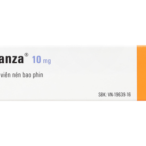 Egolanza 10mg trị tâm thần phân liệt, rối loạn lưỡng cực (4 vỉ x 7 viên)