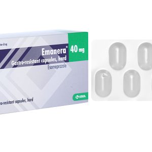 Emanera 40mg trị viêm loét thực quản do trào ngược (4 vỉ x 7 viên)