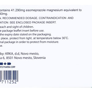Emanera 40mg trị viêm loét thực quản do trào ngược (4 vỉ x 7 viên)