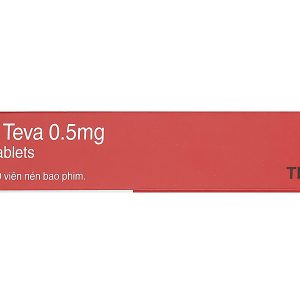 Entecavir Teva 0,5mg điều trị viêm gan B mãn tính (3 vỉ x 10 viên)
