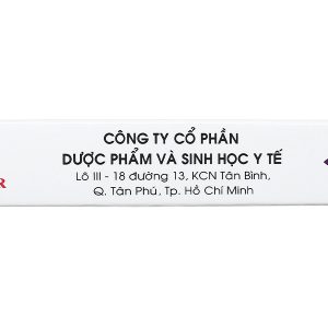 Eprazinone Mebiphar 50mg trị viêm phế quản, suy hô hấp, viêm mũi (3 vỉ x 10 viên)