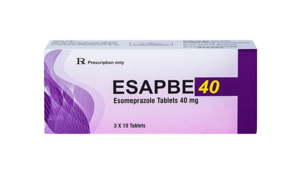 Esapbe 40 trị trào ngược dạ dày thực quản (3 vỉ x 10 viên)