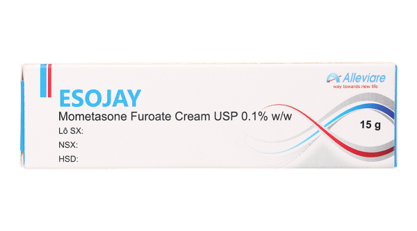Kem bôi Esojay 0.1% điều trị bệnh vảy nến, viêm da dị ứng tuýp 15g