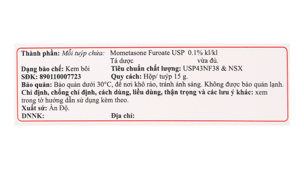 Kem bôi Esojay 0.1% điều trị bệnh vảy nến, viêm da dị ứng tuýp 15g