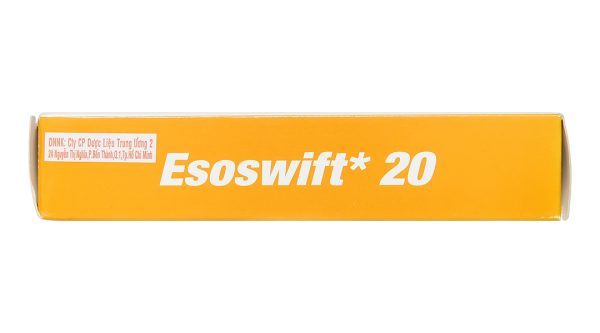 Esoswift* 20 trị viêm loét dạ dày, tá tràng (3 vỉ x 10 viên)