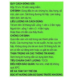 Eugica Fort điều trị các chứng ho, đau họng, sổ mũi (10 vỉ x 10 viên)