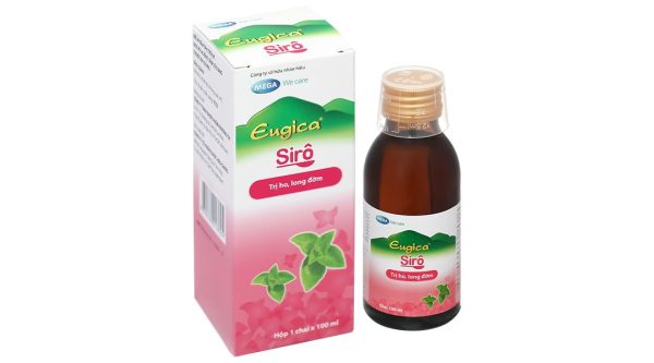 Eugica Sirô điều trị ho có đờm, ho mất tiếng, viêm đau họng chai 100ml