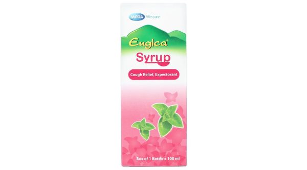 Eugica Sirô điều trị ho có đờm, ho mất tiếng, viêm đau họng chai 100ml