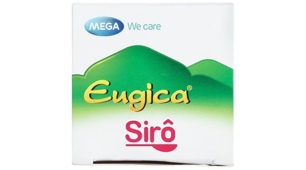 Eugica Sirô điều trị ho có đờm, ho mất tiếng, viêm đau họng chai 100ml