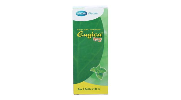 Eugica Sirô điều trị ho có đờm, ho mất tiếng, viêm đau họng chai 100ml