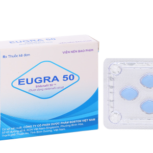 Eugra 50 trị rối loạn cương dương (1 vỉ x 4 viên)