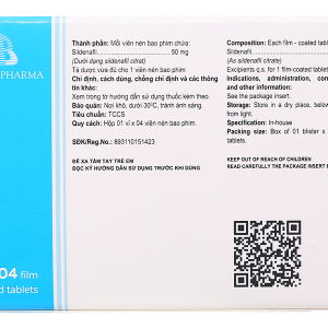 Eugra 50 trị rối loạn cương dương (1 vỉ x 4 viên)