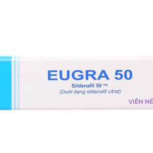 Eugra 50 trị rối loạn cương dương (1 vỉ x 4 viên)