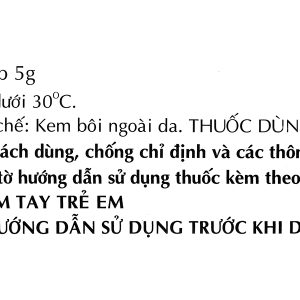 Kem bôi Eumovate Cream 0.05% trị viêm da tuýp 5g