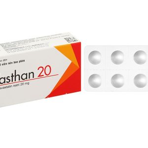 Fasthan 20mg trị rối loạn lipid máu, dự phòng biến cố tim mạch (3 vỉ x 10 viên)