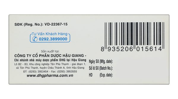 Fatodin 40 trị loét dạ dày, tá tràng (10 vỉ x 10 viên)