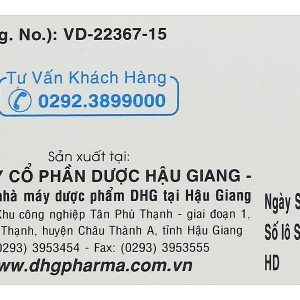 Fatodin 40 trị loét dạ dày, tá tràng (10 vỉ x 10 viên)