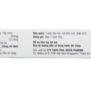 Kem bôi Fendexi Forte trị bệnh viêm da do nhiễm khuẩn tuýp 10g