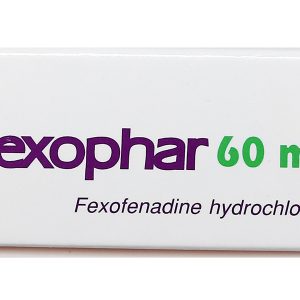 Fexophar 60mg trị viêm mũi dị ứng, dị ứng da, nổi mề đay (5 vỉ x 10 viên)