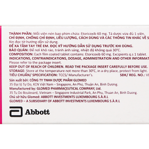 Flexidron 60 giảm đau, kháng viêm xương khớp (3 vỉ x 10 viên)