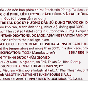 Flexidron 90 giảm đau, kháng viêm xương khớp (3 vỉ x 10 viên)