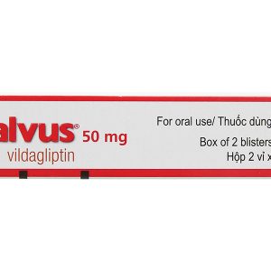 Galvus 50mg trị đái tháo đường tuýp 2 (2 vỉ x 14 viên)
