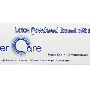 Găng tay y tế có bột Super Care size M hộp 50 đôi