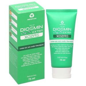 Gel Diosmin Extra Xozas cải thiện các triệu chứng suy giãn tĩnh mạch tuýp 75ml