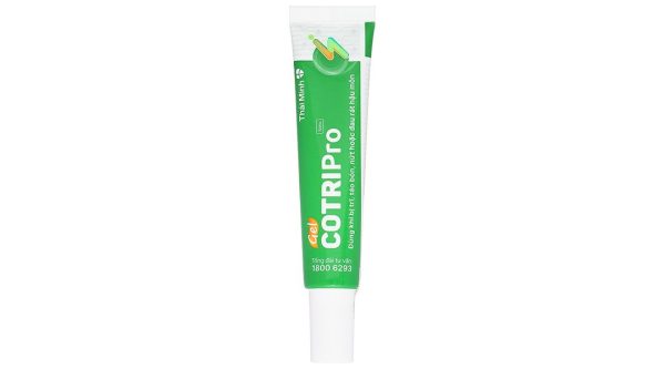 Gel CotriPro làm dịu và săn se da trong trường hợp trĩ, táo bón tuýp 25g